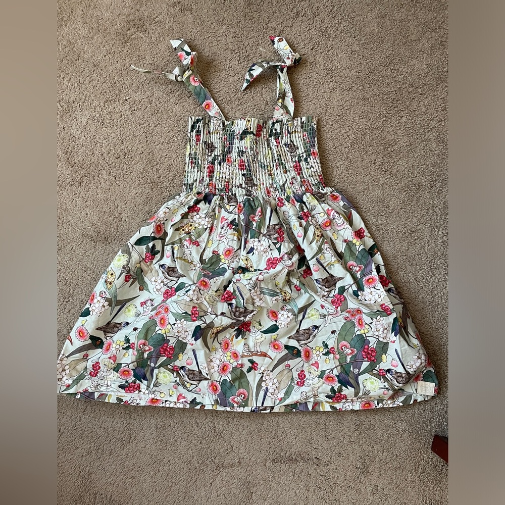 NWT May Gibbs gils bow tie jumper dress / girl size 10years